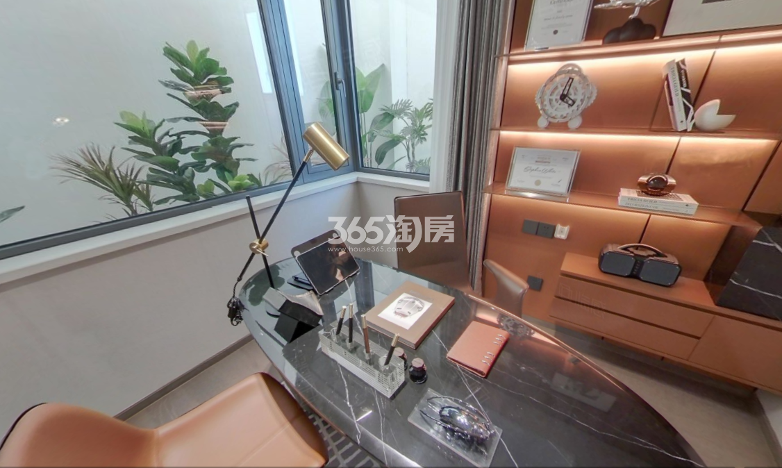 招商雍境湾120㎡户型样板间书房