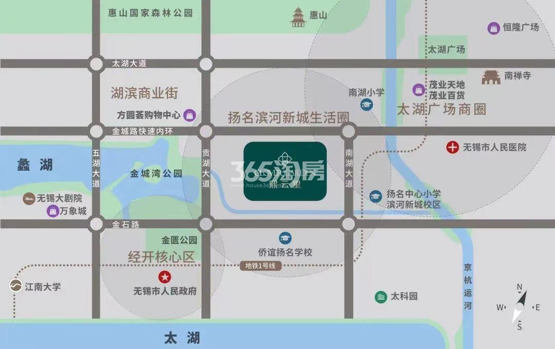 熙云里交通图