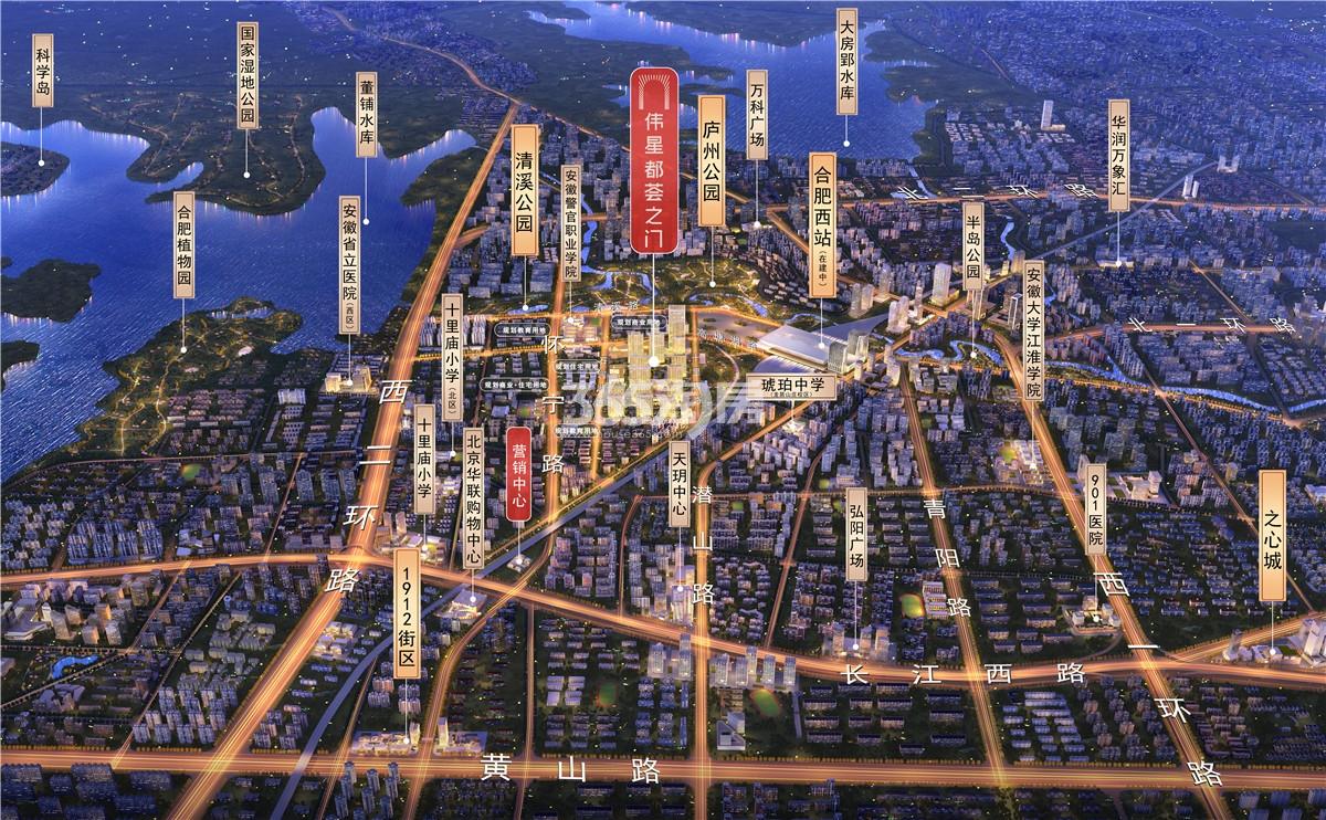 伟星都荟之门区域配套示意图（2022.6.20）