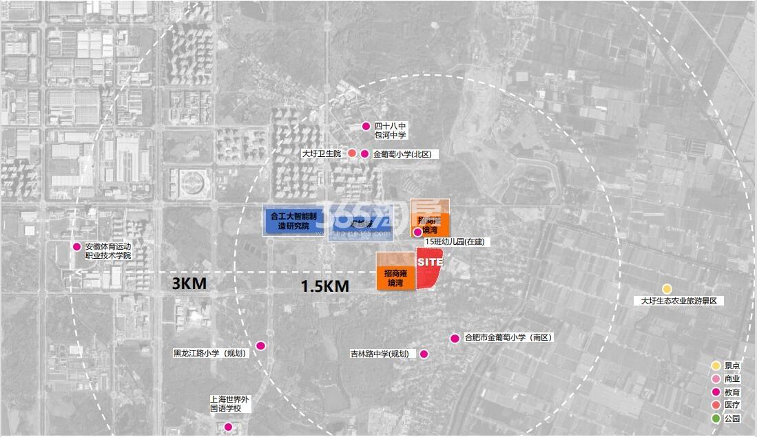 新华星耀玥湖配套示意图