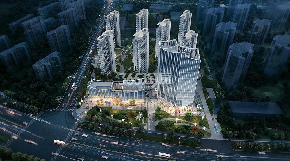 名邦上河印鸟瞰图
