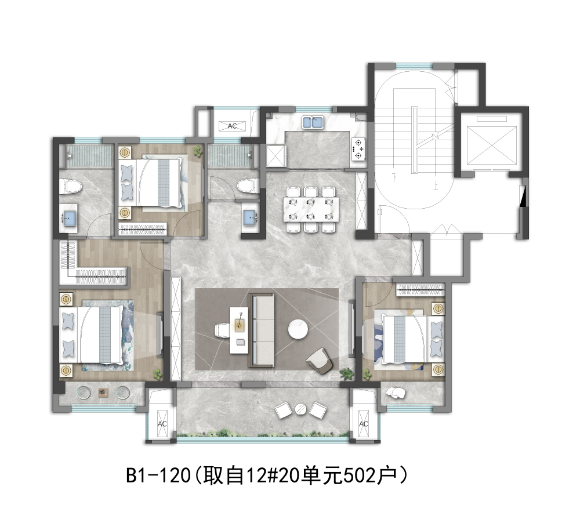 和居·翠湖新著120平户型图