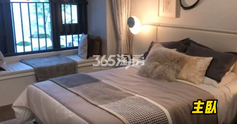 润城中心109㎡户型样板间主卧