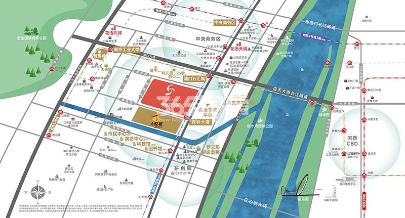 天悦风华区位图_南京天悦风华_南京新房网_365淘房