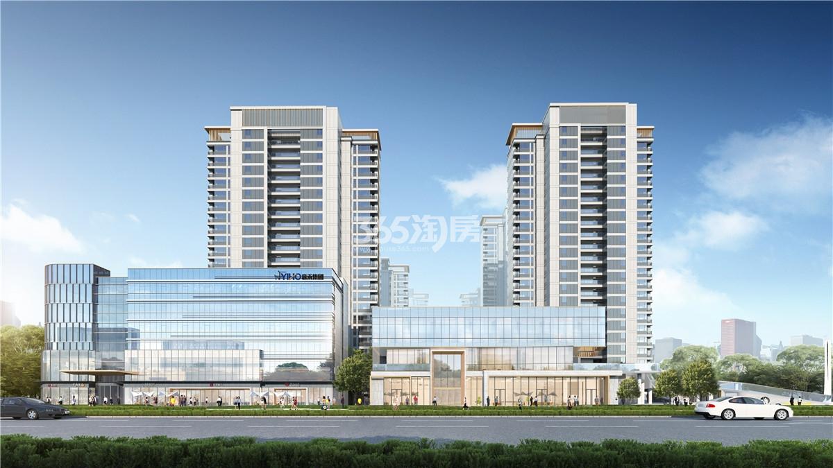 意禾金茂学林拾光北沿街效果图