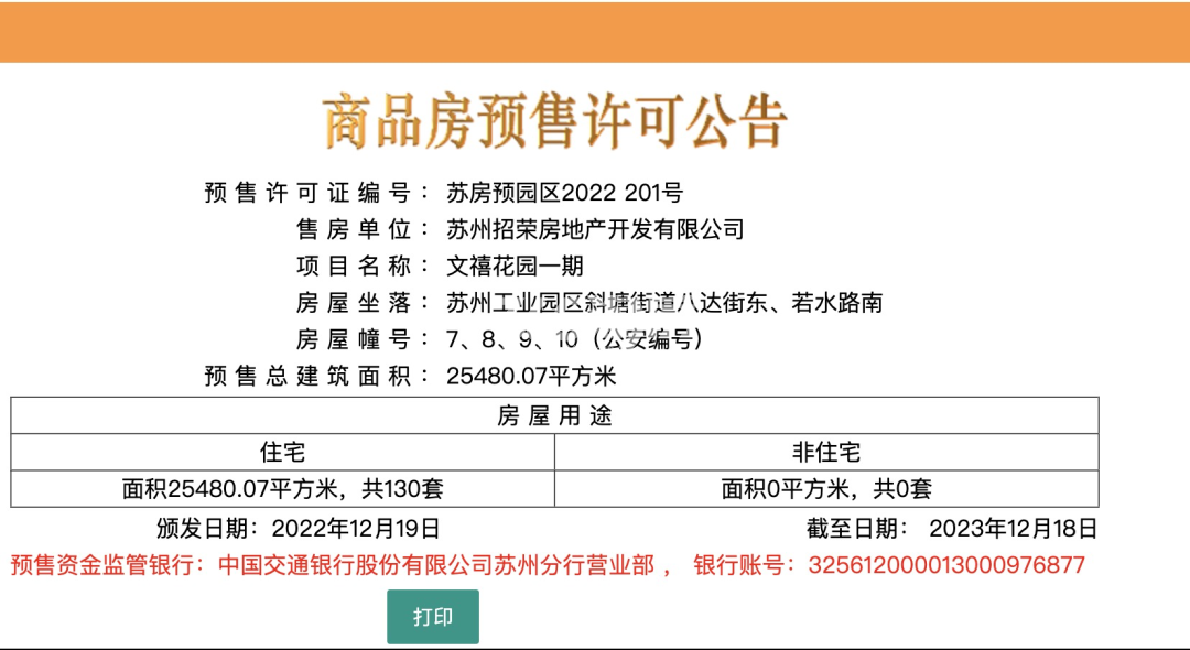 预售证