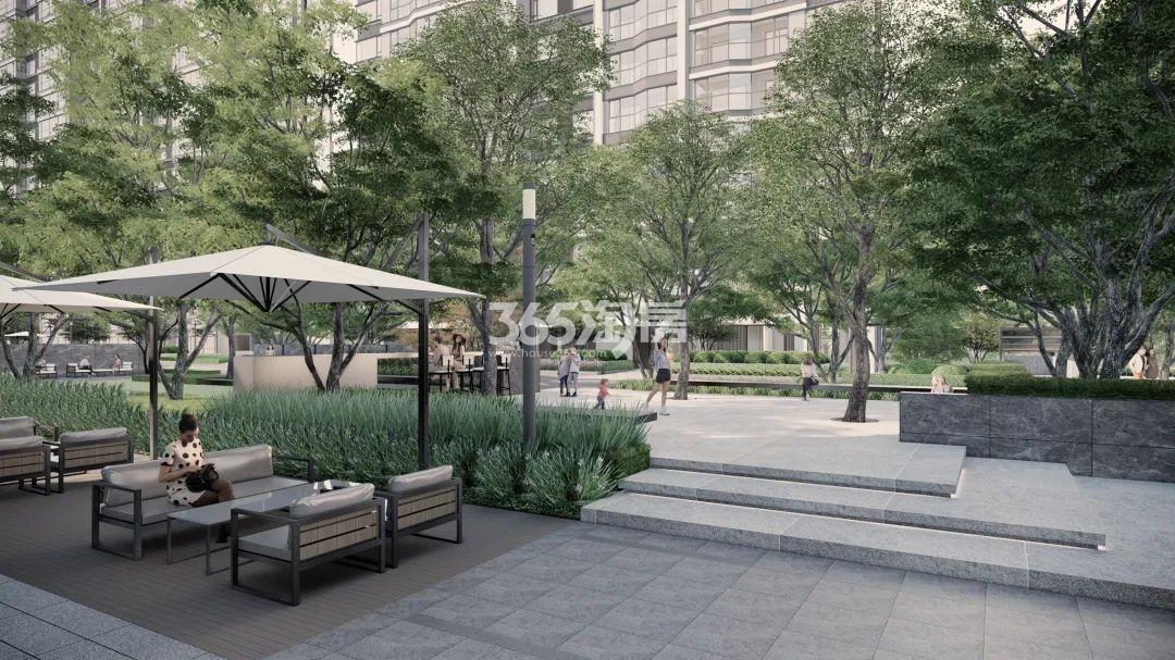 中海观江樾社区示意图