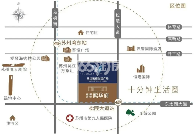 恒泰朗诗·熙华府区位图