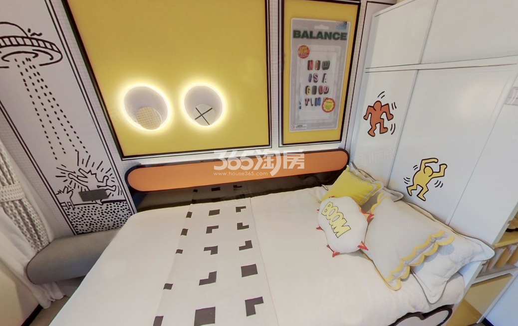 锦上光曜109㎡户型样板间儿童房