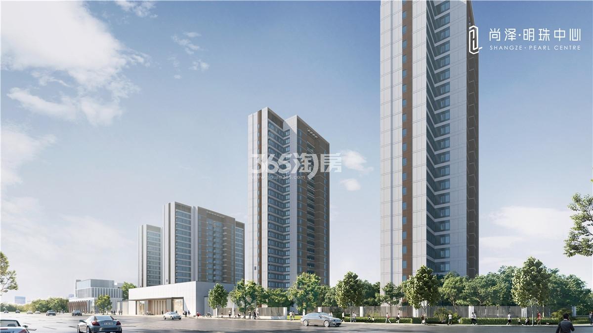 尚泽明珠中心·瑞园沿街效果图