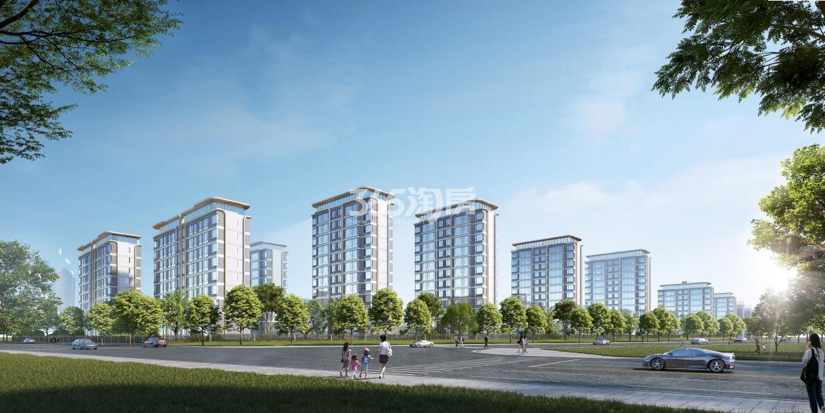 新华星耀玥湖街景效果图