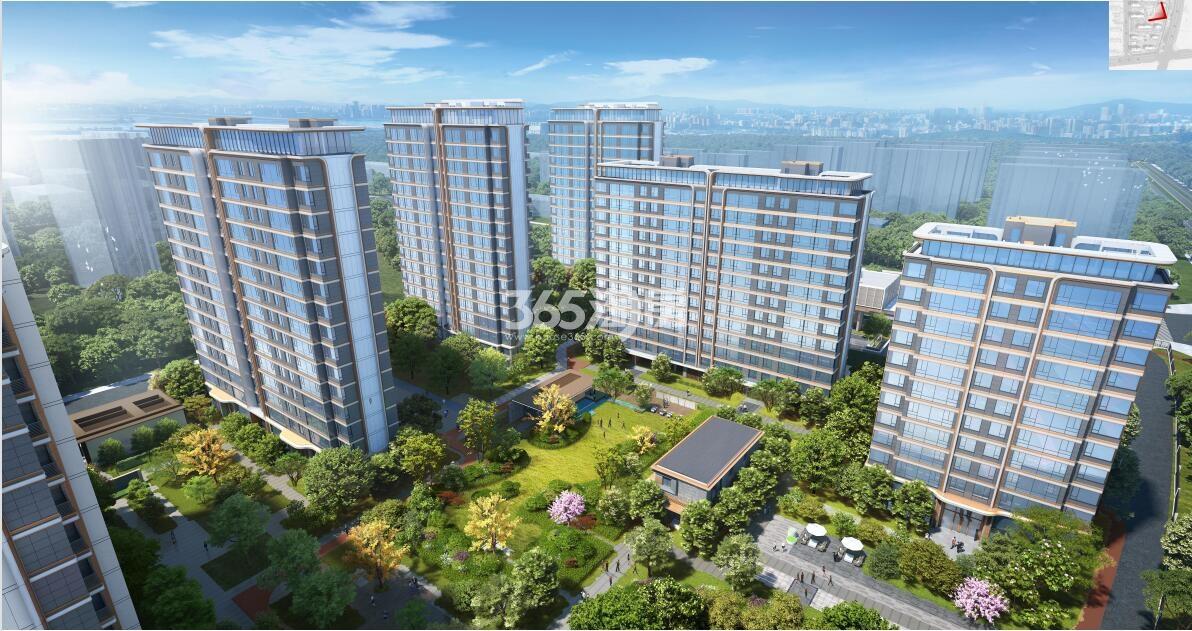 新华星耀玥湖效果图