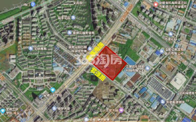 龙湖肥西FX202311号地块区位图