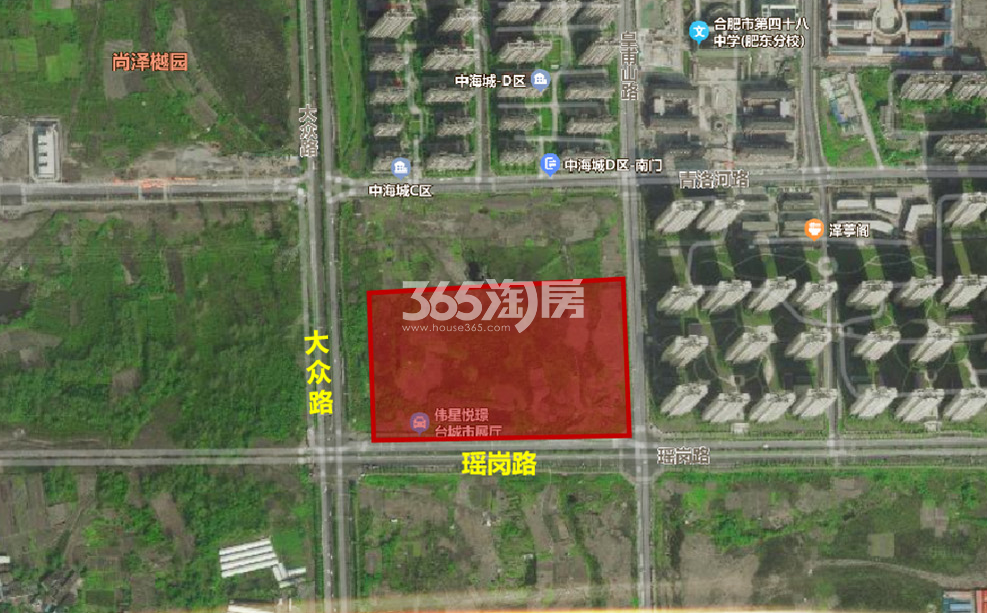 尚泽肥东FD202301号地块区位图