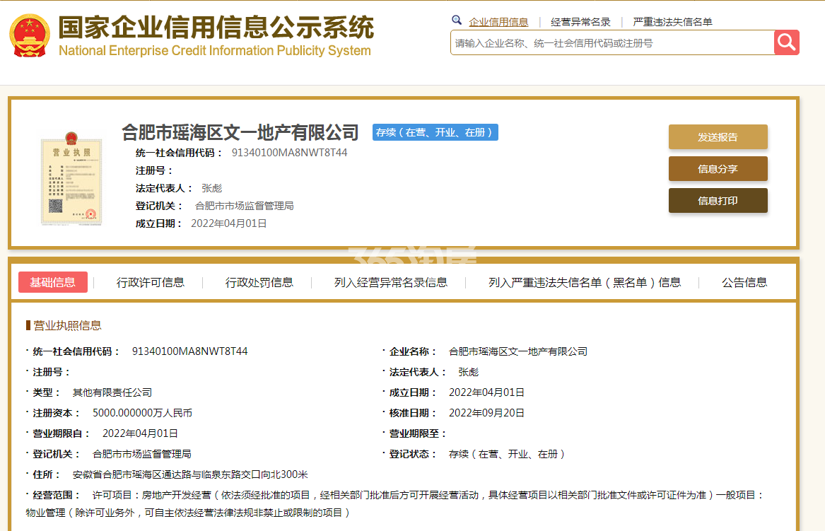 文一墨香轩营业执照