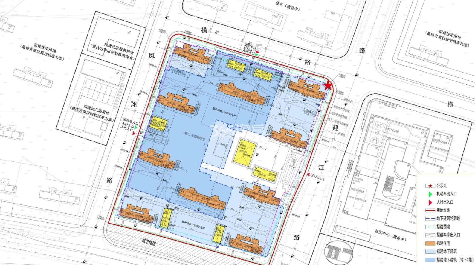 保利软件谷G38地块规划平面图_南京保利荷雨瑧悦_南京新房网_365淘房