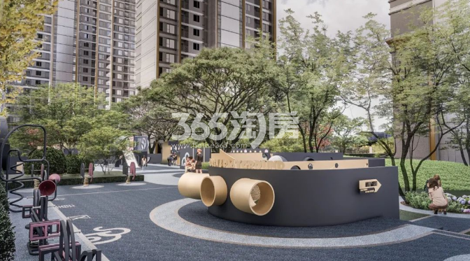 润樾庭景观效果图