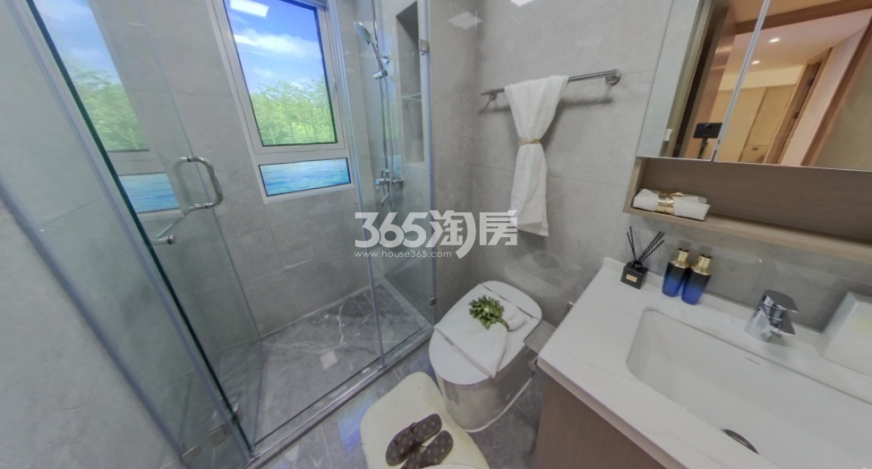 意禾阅湖登科高层104㎡户型样板间卫浴