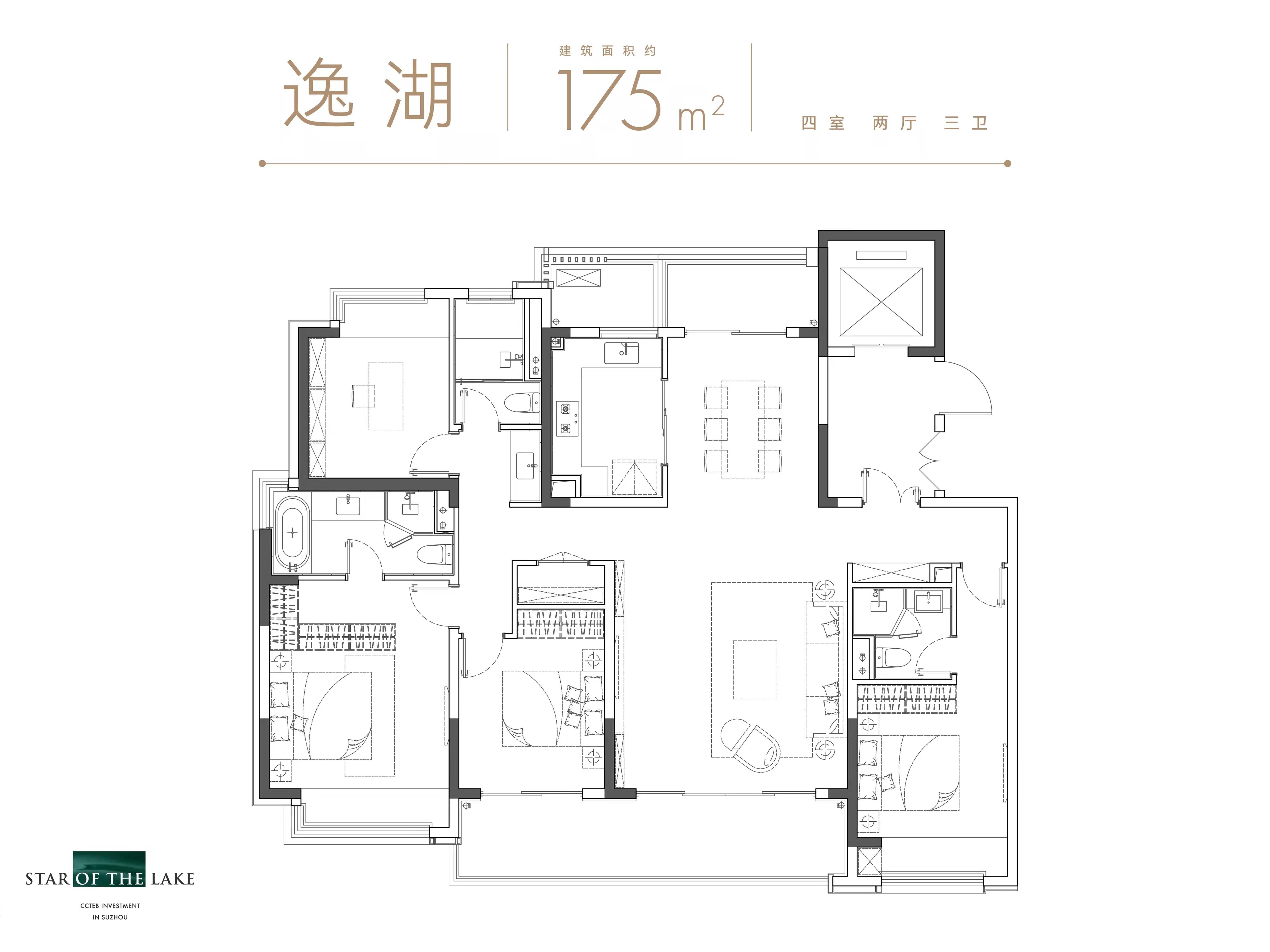 中建太泽之星175户型_苏州中建太泽之星_苏州365淘房