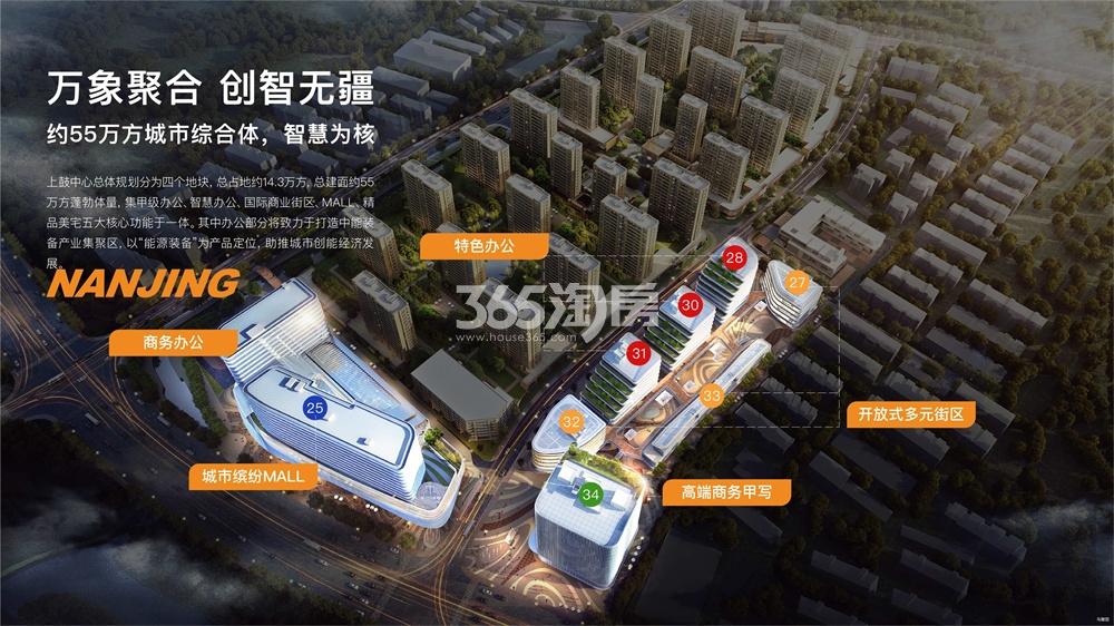 能建招商上鼓中心鸟瞰图_南京能建招商上鼓中心_南京新房网_365淘房