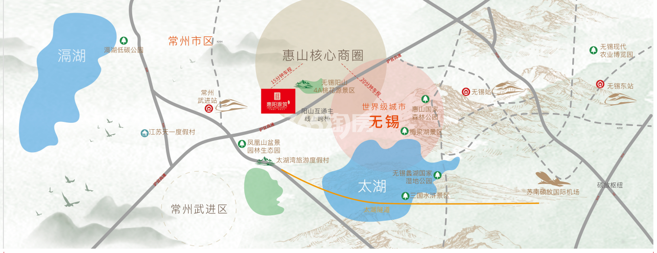惠阳源筑交通图