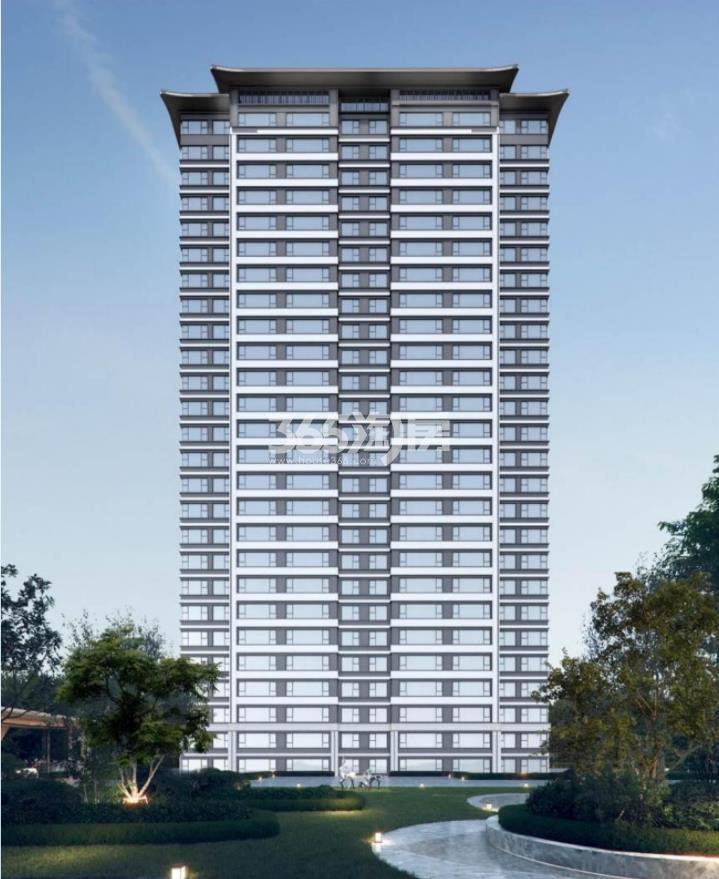 电建仙林湖G08地块项目大高层南立面效果图_南京兰亭和颂_南京新房网_365淘房