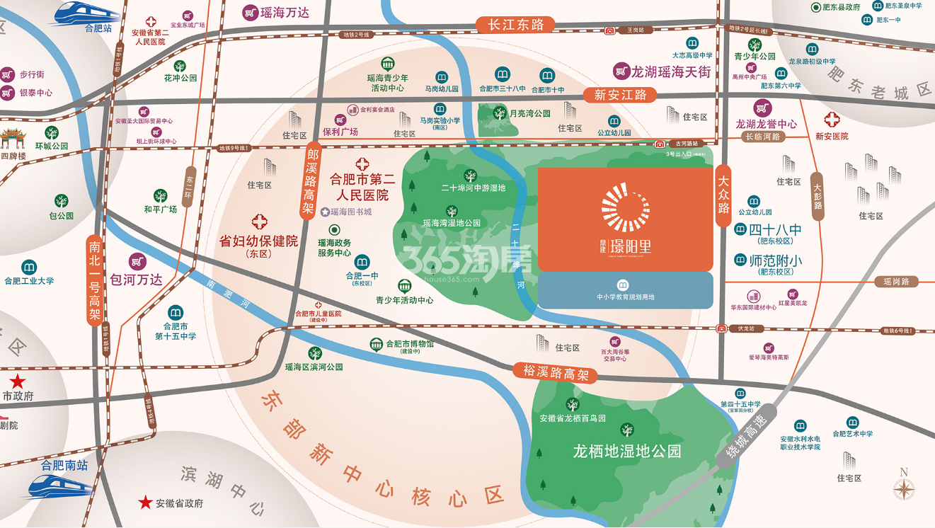 鼎建璟阳里交通图