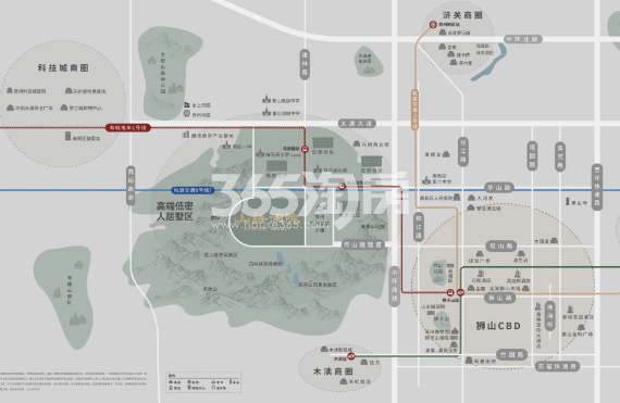 山语澜院区位图