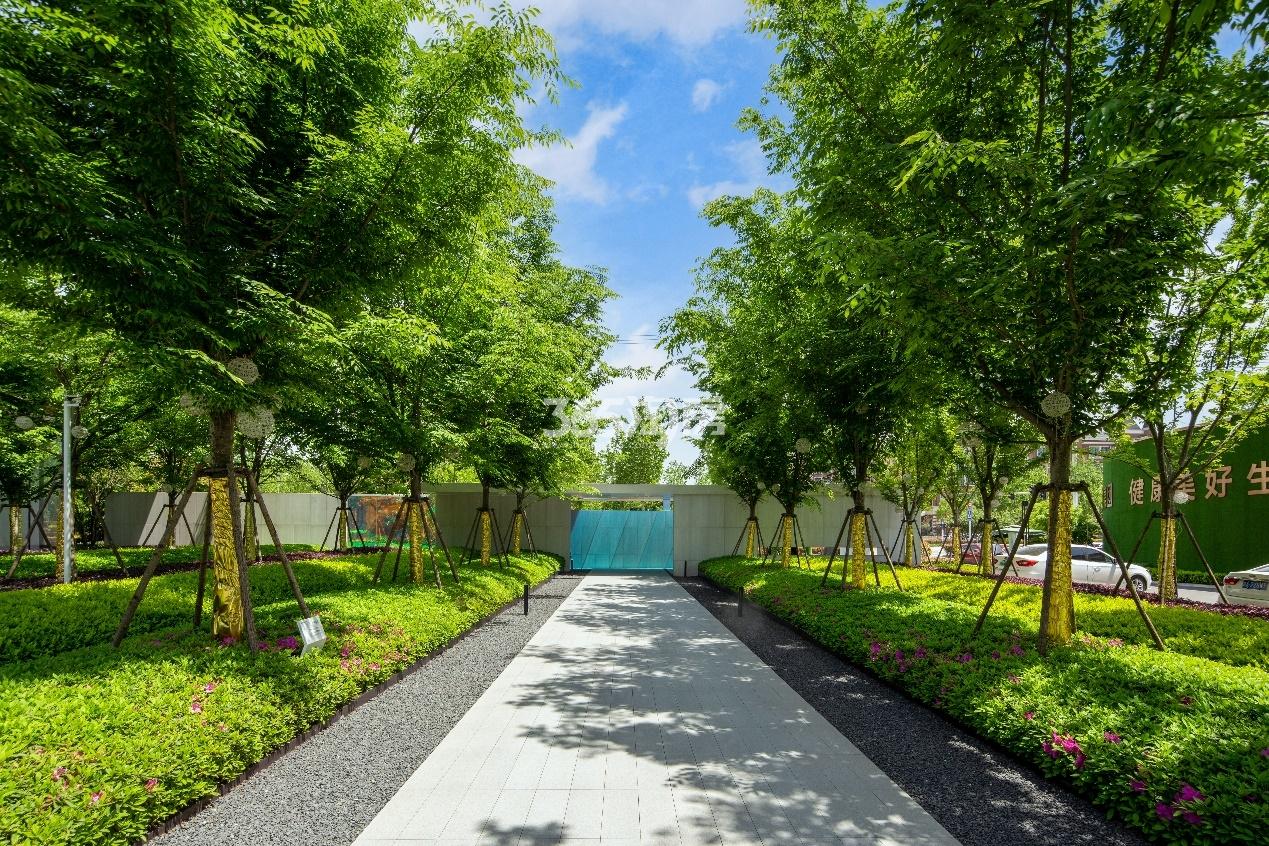 华地学府朗园示范区景观实景图（2022.9.6）