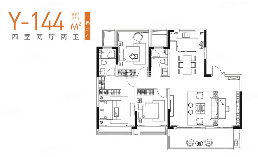 振兴湖境臻园户型图