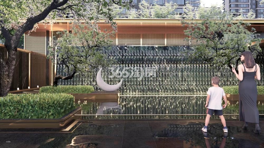 龙湖御湖境社区景观效果图