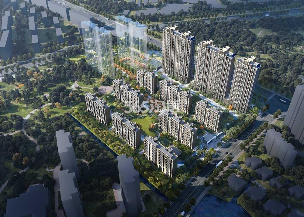 和居·翠湖新著鸟瞰图