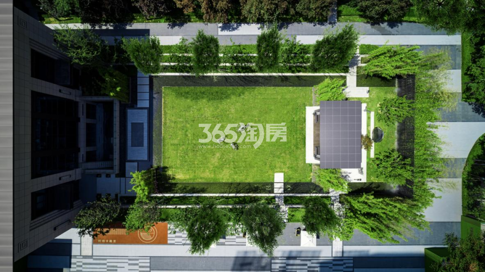 翡丽西安项目园林实景图