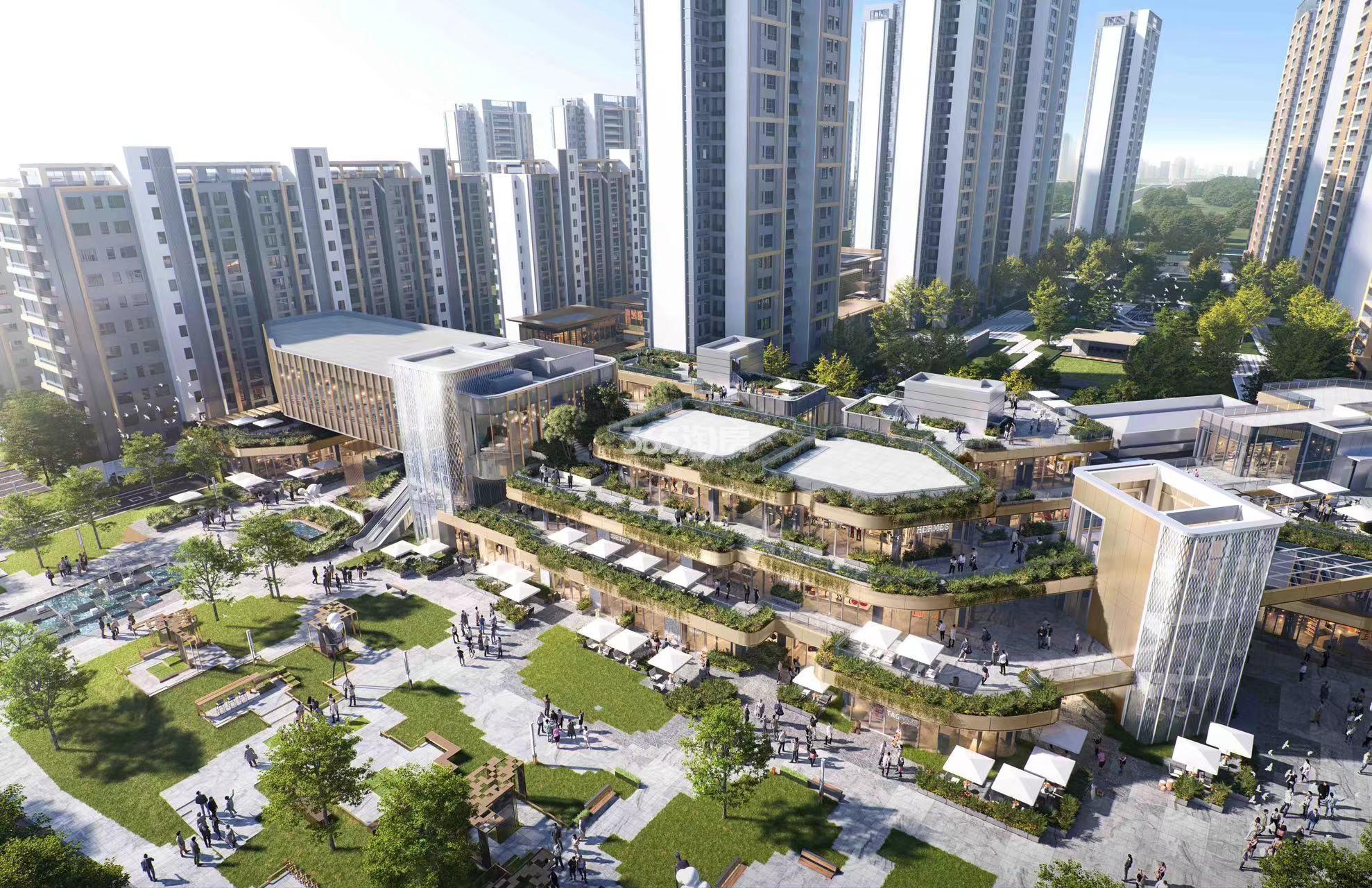 樾湖尚郡鸟瞰图