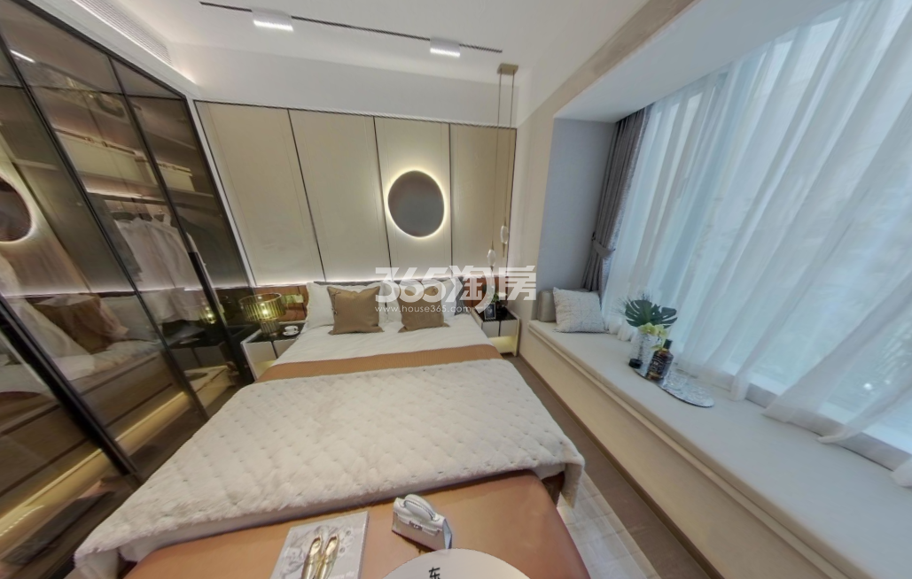 招商雍境湾120㎡户型样板间主卧