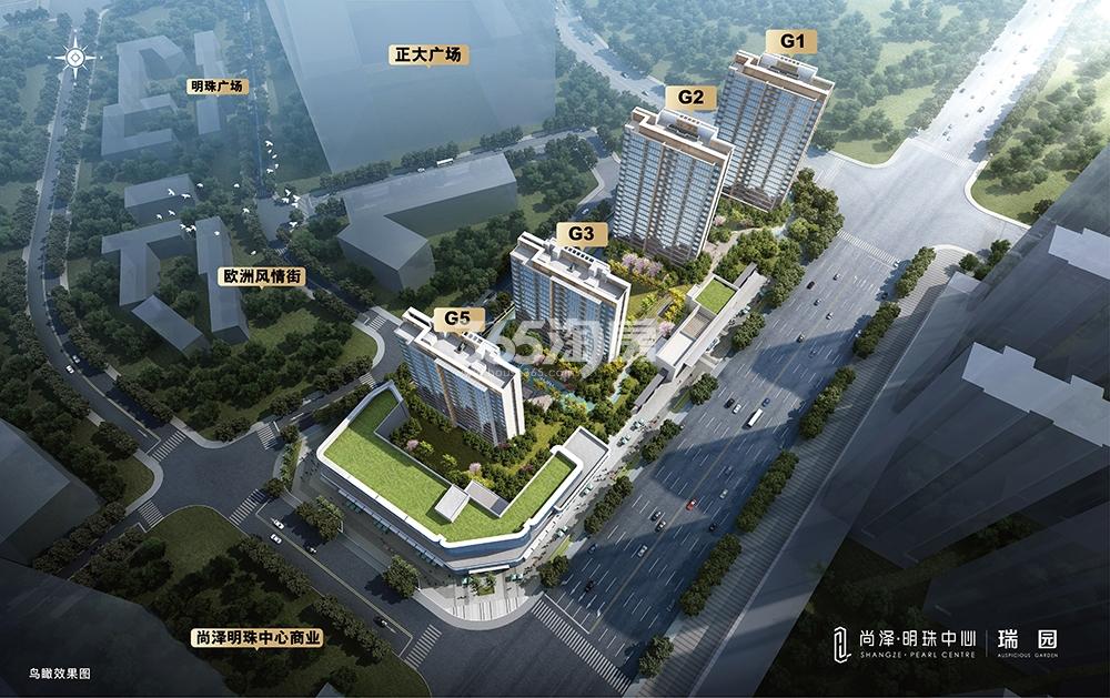 尚泽明珠中心·瑞园楼栋图