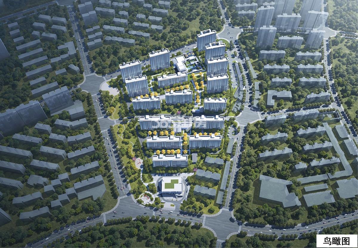 国信肥西FX202318号地块鸟瞰图
