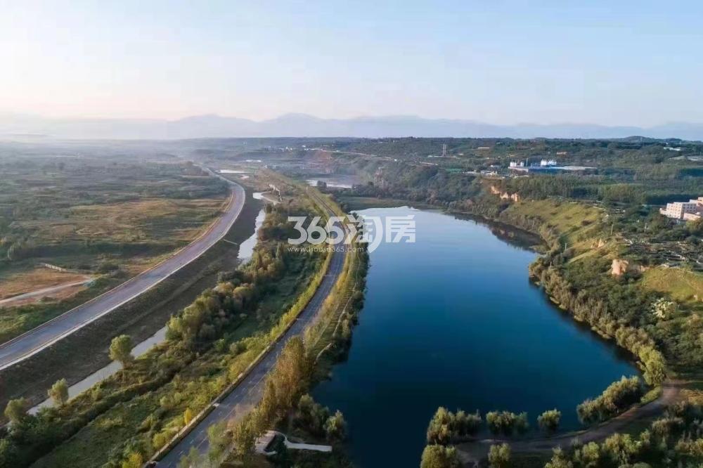 万科雁鸣湖实景图