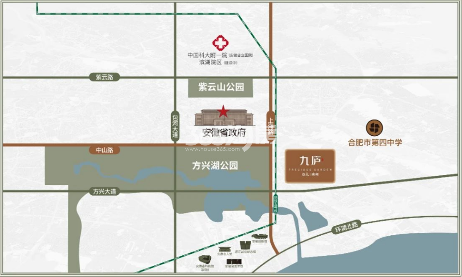 远大九庐区位图