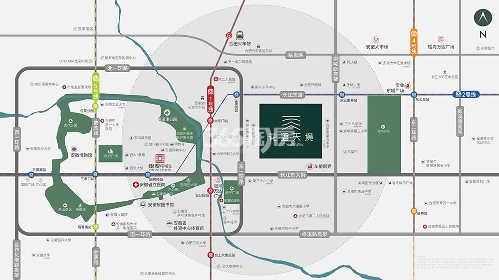 中国铁建花语天境交通图