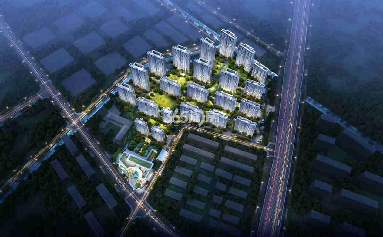 中建虹溪璟庭鸟瞰图