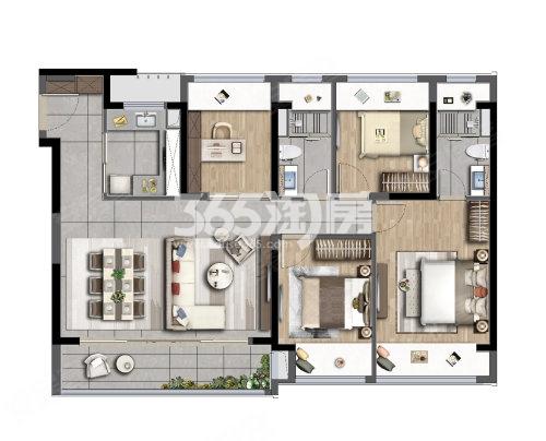 中建虹溪璟庭A130㎡