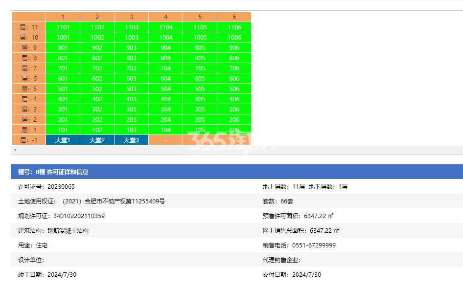 文一朗书轩8幢预售证照