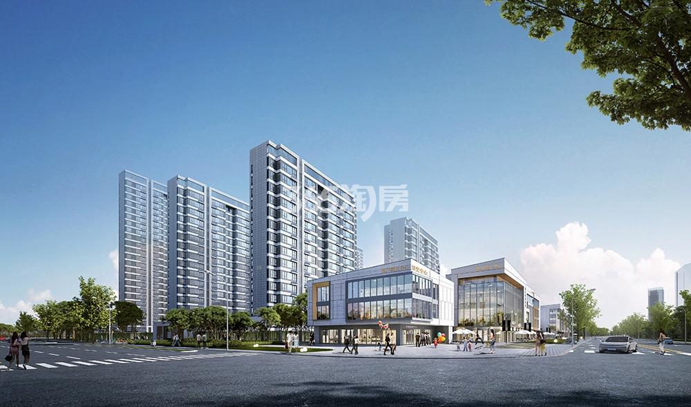 新华都汇中心街景效果图