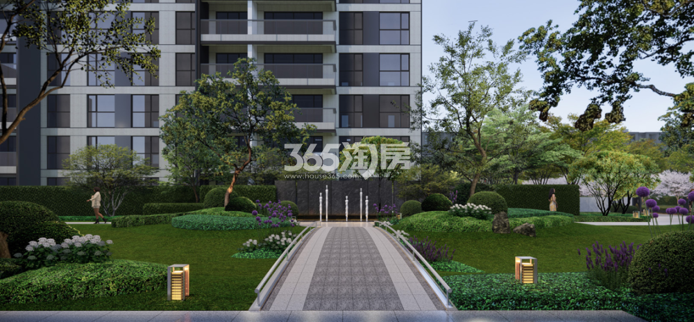 璞悦府项目社区园林效果图