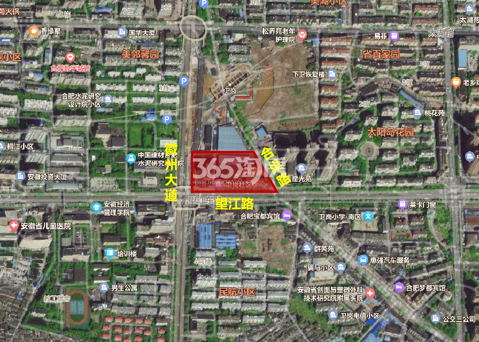 包河区城市更新建设BH202303号地块区位图