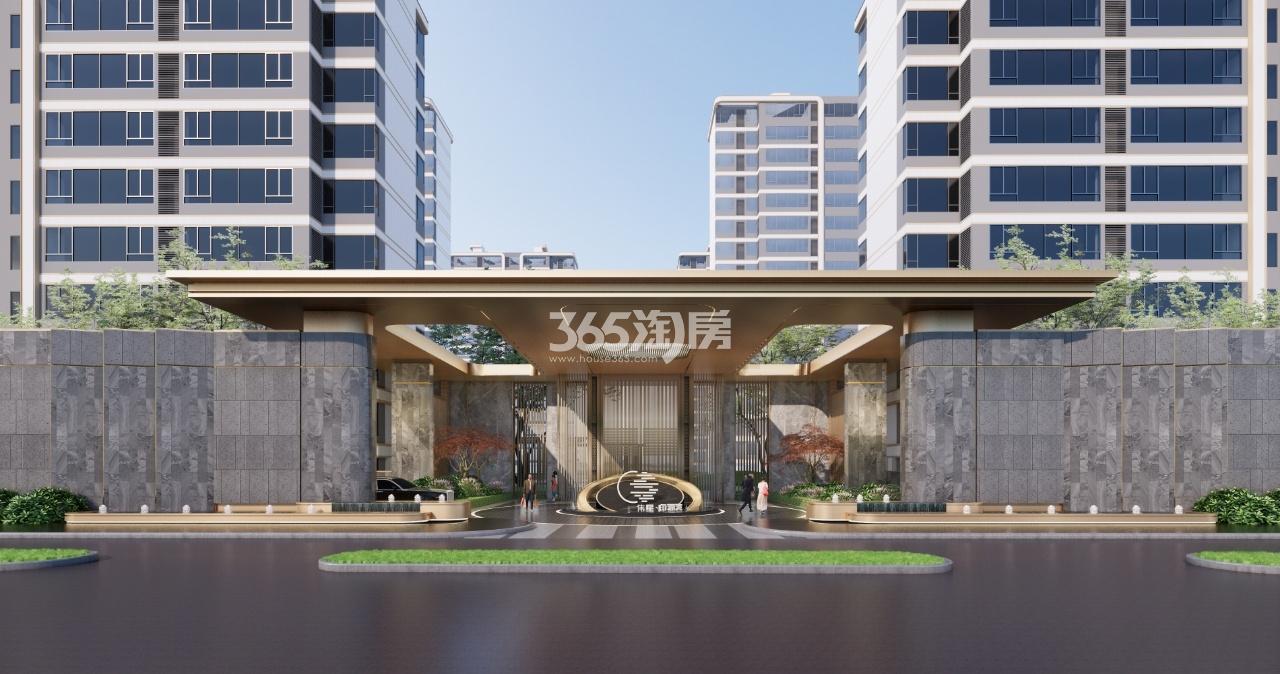 伟星印湖湾小区大门效果图