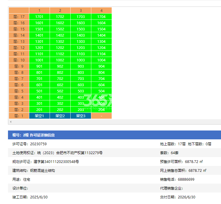 新华星耀玥湖2幢预售信息