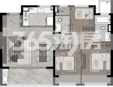 中国铁建·花语云萃户型图