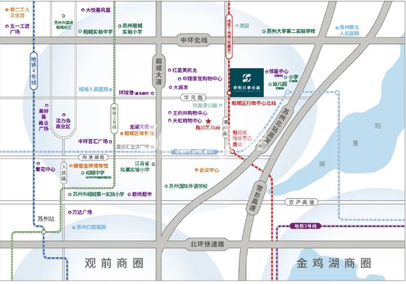 澄阳四季云庭区位图